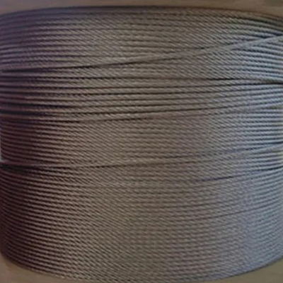 قیمت خوب سیم طناب فولادی ضد زنگ 7x19 مقاوم در برابر سایش کابل 6 میلی متری 304 درجه برای شرایط کاری سخت آنلاین