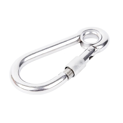 قیمت خوب DIN5299 بهار کارابینر فولاد ضد زنگ پیچ Snap Hook قفل سنگ صعود کارابینر کلیپ با چشم آنلاین