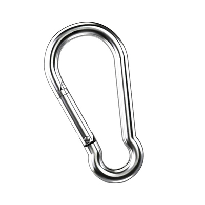 قیمت خوب DIN5299 304 قلاب فنری از جنس استنلس استیل مناسب برای کمپینگ برای کمپینگ برای حلقه کلید جاکلیدی با زنجیره طناب آنلاین