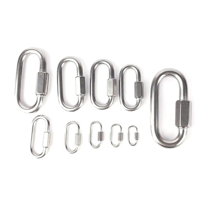 قیمت خوب اتصال سریع استاندارد فولاد ضد زنگ 304 زنجیره پیچ ایمنی دریایی سخت افزار لینک اتصال سریع آنلاین