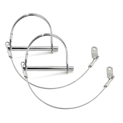 قیمت خوب پین کوپلر ایمنی مربعی سنگین با حلقه فولادی سریع برای تریلرهای مزرعه ای واگن بکسل چمن و اتصالات آنلاین